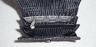 Peňaženky - Peňaženka - Sivá - 12 x 10 cm - 7769809_