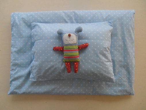 Detský textil - Návliečky do postieľky pre deti 100% bavlna Hviezdička bledomodrá - 7779855_