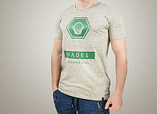  - Pánske tričko HADES (organická bavlna) - 7784578_