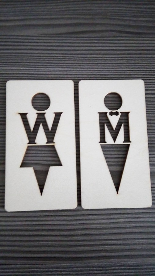 Tabuľky - Piktogram WC muži - ženy 3a - 7788222_