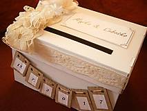 Dekorácie - Wedding box - vintage malý - 7789376_
