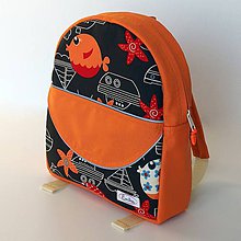Detské tašky - Detský nepremokavý ruksak/batoh - hnedooranžový - 7801787_
