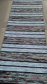 Úžitkový textil - Koberec Hnedý so svetlejšími pásmi 160x73cm - 7799482_