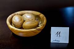 Dekorácie - Veľkonočne drevené vajíčka, sady s kraslicami - 7810997_