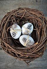 Dekorácie - Veľkonočné vajíčka s pierkom - 7807257_