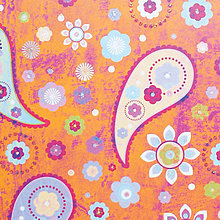 Papier - VÝPREDAJ! DCWV - Pocket Full of Posies (papier na scrapbooking s paisley vzorom, 12x12) - 7816533_