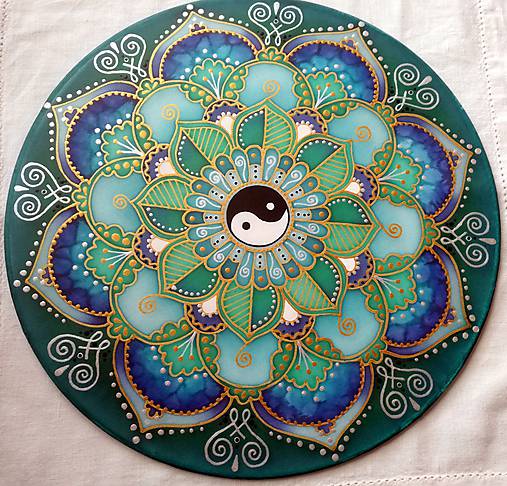 Dekorácie - Mandala zdravia a rovnováhy - 7821365_