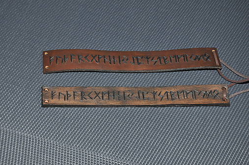 Náramky - Runové náramky - 2 ks - 7824094_