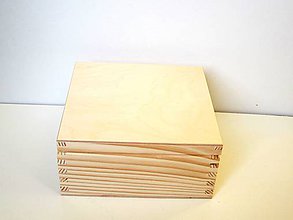 Polotovary - M17-  Drevená krabička 17x17 cm - 7836354_
