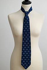 pánska kravata Modrotlač-ka 