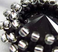 Sady šperkov - Černočerné chrysantémy - 7841859_