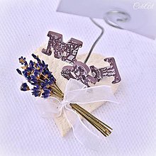 Darčeky pre svadobčanov - Levanduľa - menovky/darčeky pre svadobčanov - 7845106_