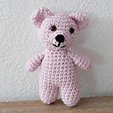 Hračky - ružový medvedík - 7847071_