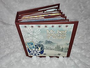Papiernictvo - Vianočný prázdninový fotoalbum - z lyžovačky - 7846778_
