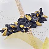 Papiernictvo - Luxusná svadba - kniha hostí s orchideami - 7849831_