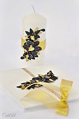 Papiernictvo - Luxusná svadba - kniha hostí s orchideami - 7849832_