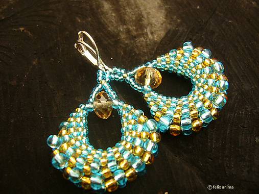 Náušnice - Vejáriky TUNISIA - 7847738_