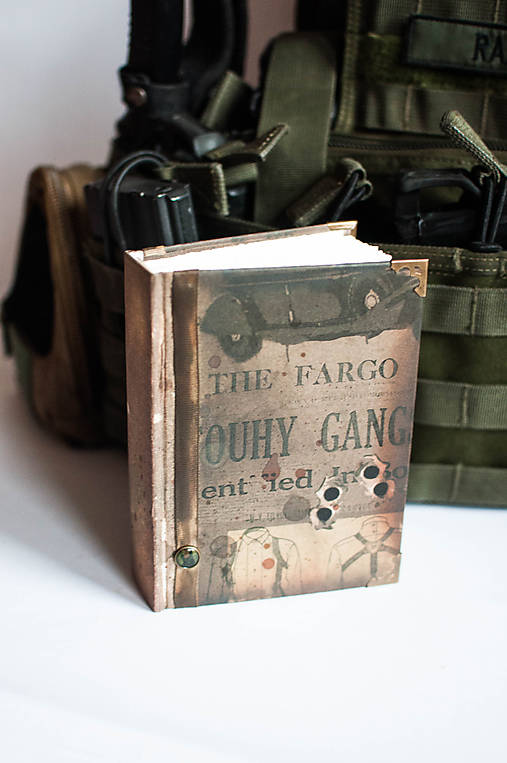 Papiernictvo - Soldier Man Diary /na zákazku - 7846756_