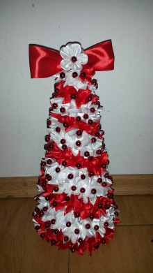 Dekorácie - Vianočná dekorácia -  stromček 30cm - 7851215_