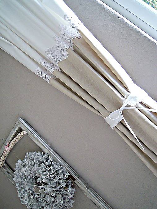 Úžitkový textil - Krátky záves - 7851376_