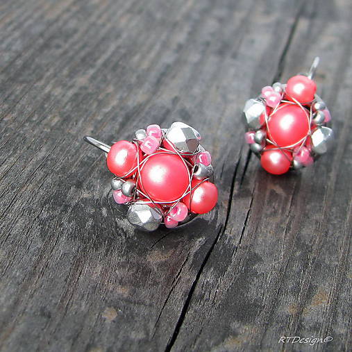 Náušnice - Náušničky MINI Salmon...CH.OCEL - 7855807_