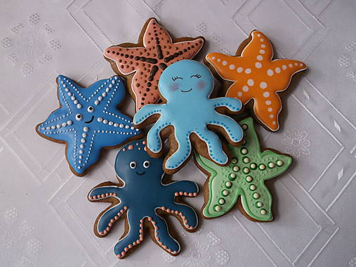  - medovník-morské hviezdy a chobotnice - 7859414_