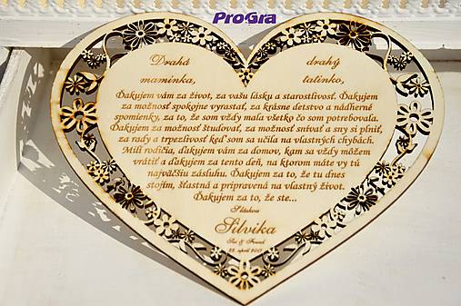 Tabuľky - Poďakovanie rodičom_kvietky_Akciová cena - 7860597_