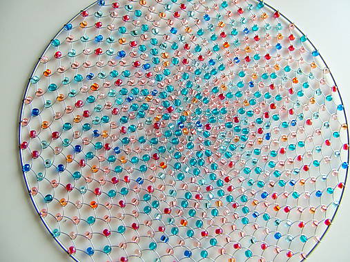 Dekorácie - kruh, pozinkovaný drôt 20cm - 7866600_
