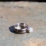 Prstene - Strieborný prsteň - Bobek - 7872062_