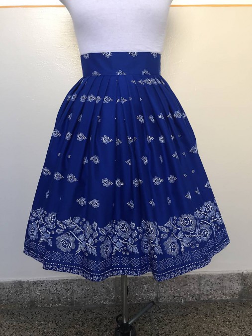 Sukne - FOLK SUKŇA- bordúra karibská  - 7872660_