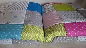 Úžitkový textil - Patchwork deka - jarná svieža Nelka - 7873090_