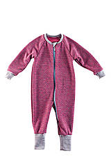 Detské oblečenie - Rostoucí OVERAL 100% merino vlna: podzimní nálada (56-62/68) - 7874436_