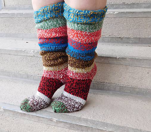  - colorful socks - podkolienky(v.41-42) - 7876559_
