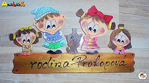 Tabuľky - Menovka - rodinka - 7878084_