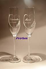 Nádoby - Chloe - svadobné poháre 2ks - 7880855_