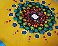 Úžitkový textil - Vankúš Mandala barevná - 7884357_
