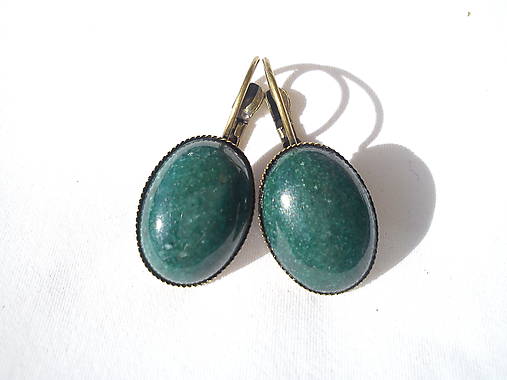 Náušnice - Náušnice - Mountain Jade green - 7887412_