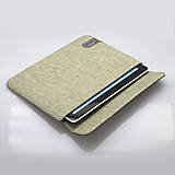 Na notebook - Plstené puzdro na notebook/ tablet Felt béžové - 7895558_