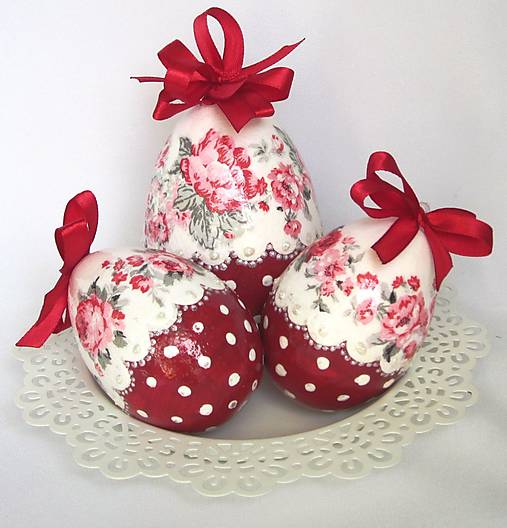 Dekorácie - Kraslice coco -sada 3 ks - 7904364_