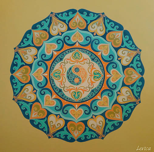 Obrazy - Mandala  Jin a Jang - 7906948_