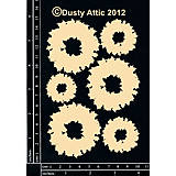 Papier - VÝPREDAJ! Dusty Attic - Wreaths - Vence (výrezy z lepenky) - 7915147_