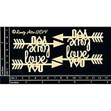 Papier - VÝPREDAJ! Dusty Attic - Love You Arrows - Šípky "Ľúbim ťa" - 7915280_