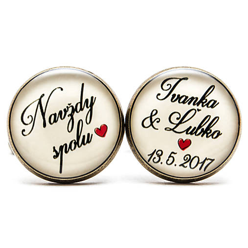 Pánske šperky - Navždy spolu 5 - krémové pozadie - 7913051_