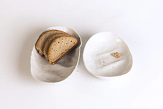 Nádoby - servírovacia miska chlieb z porcelánu / porcelain bowl - 7920464_
