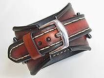 Náramky - Kožený remienok na starožitné hodinky Glashutte - 7919113_