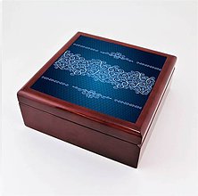 Úložné priestory & Organizácia - Krabička aj na šperky drevená vintage 1 - 7922836_