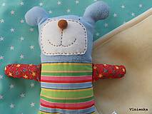 Detský textil - Mentolová MERINO súprava do kočíka podložka a deka Hviezdička minty mentol - 7933905_