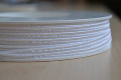 Šujtášová šnúrka biela 3mm, 0.29€/meter