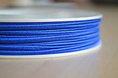 Šujtášová šnúrka kráľovská modrá 3mm, 0.25€/meter