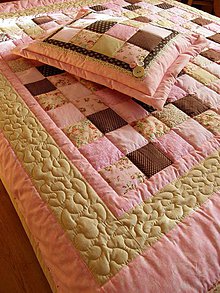 Úžitkový textil - Rúžové tóny - prehoz - 7944764_